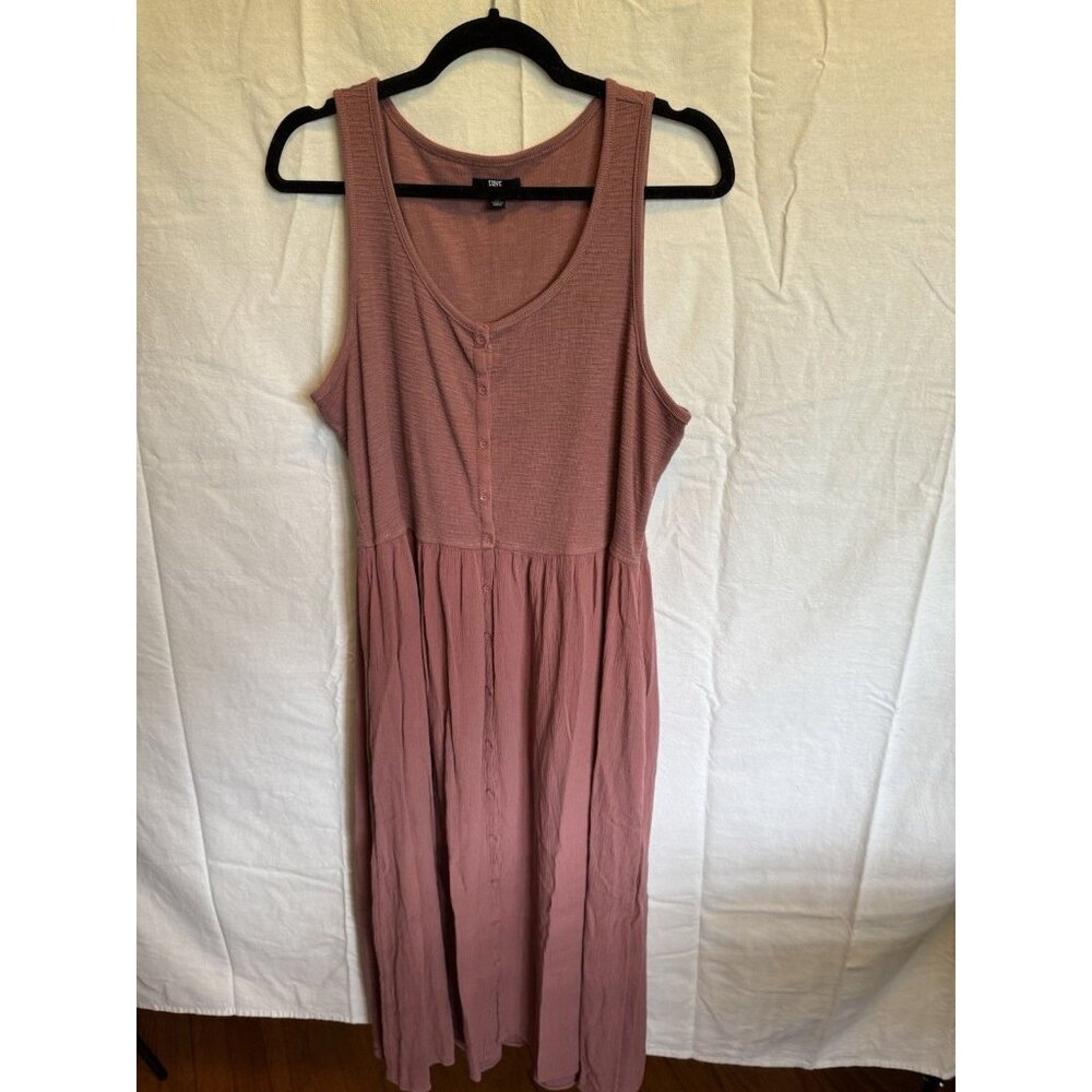 Frye Tank top Sun Dress Mauve Purple XL